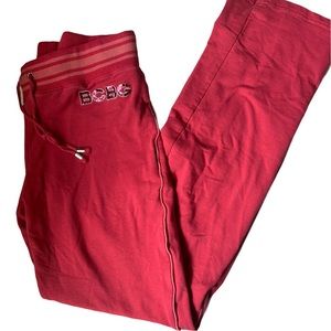 BCBG pink y2k trackpants
